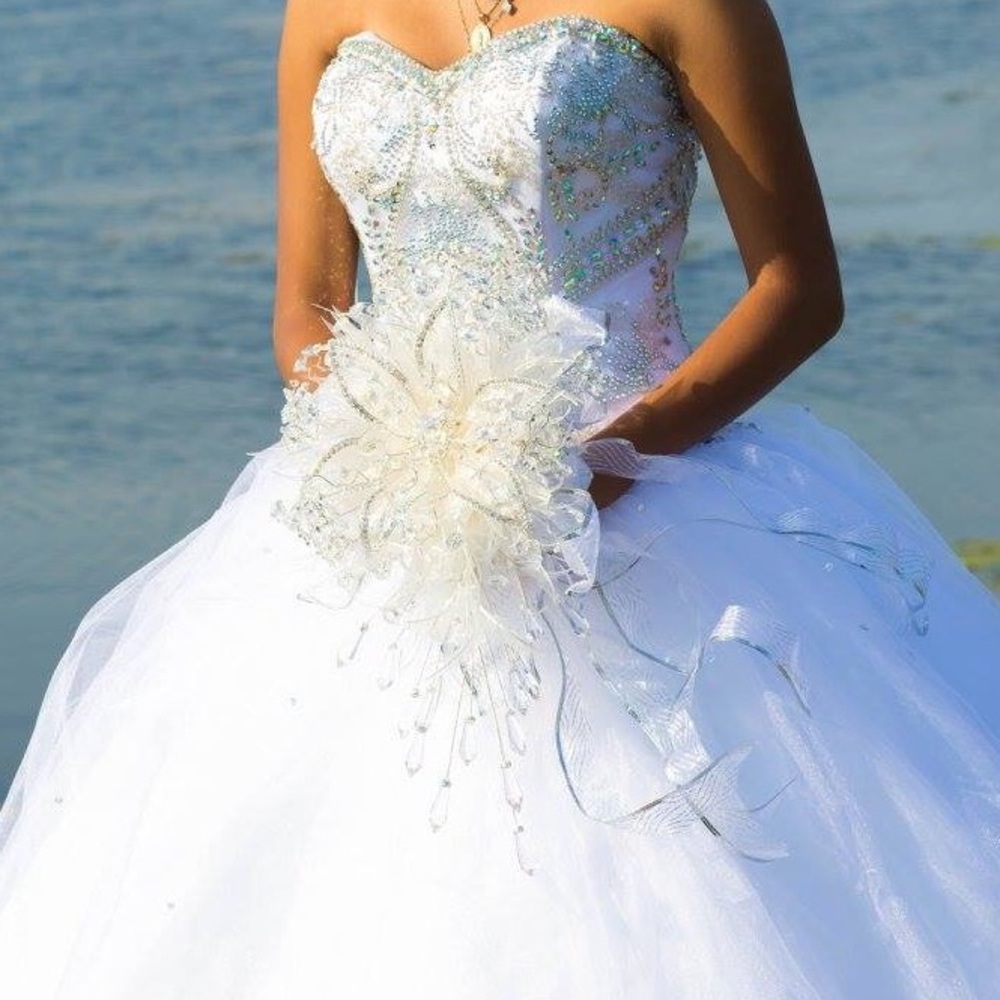 A quincenera/wedding dress
